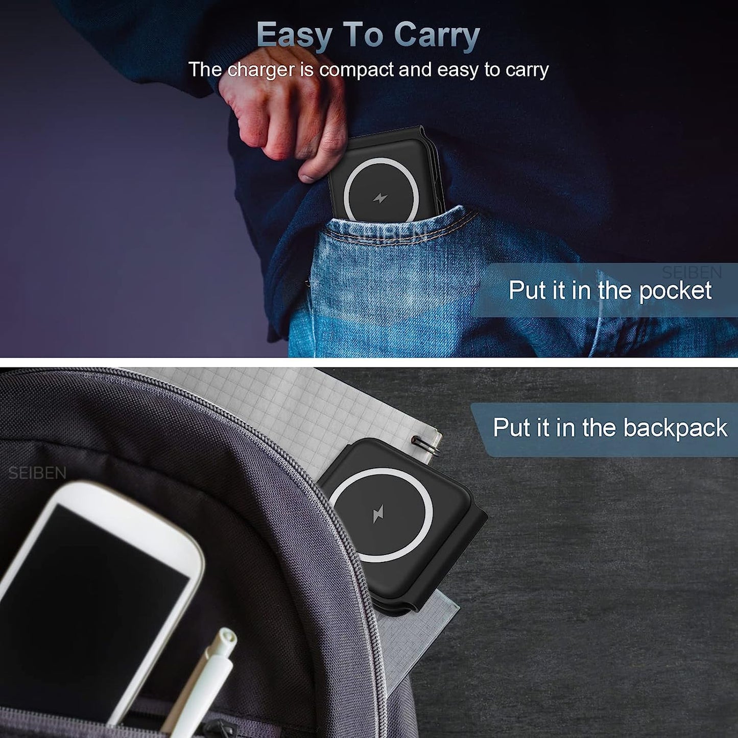 3-in-1 Magnetic Foldable Wireless Charger