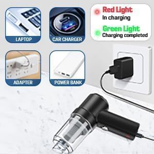 3-in-1 Cordless Car Vacuum Cleaner