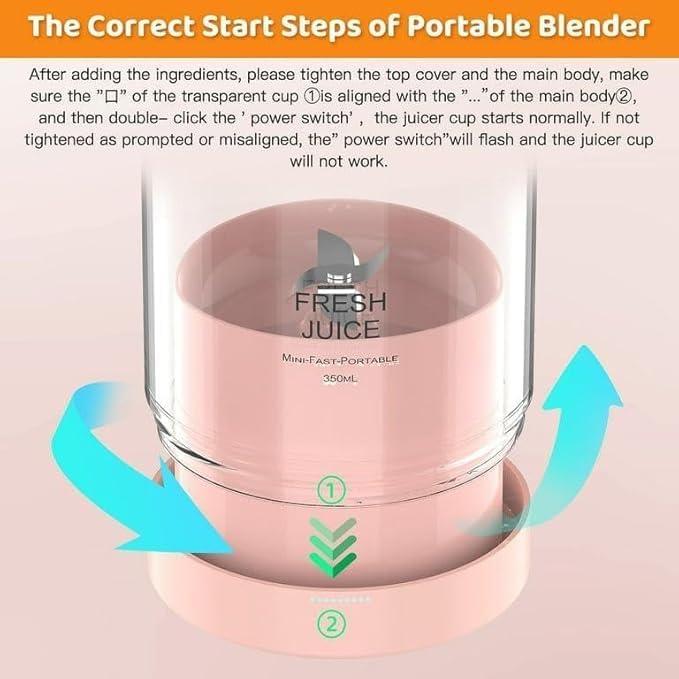 Portable Mini Blender For Fresh Juice