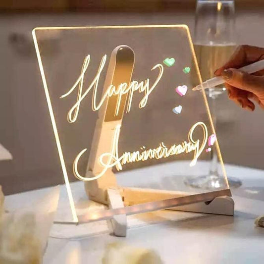 3D LED Acrylic Writing Pad