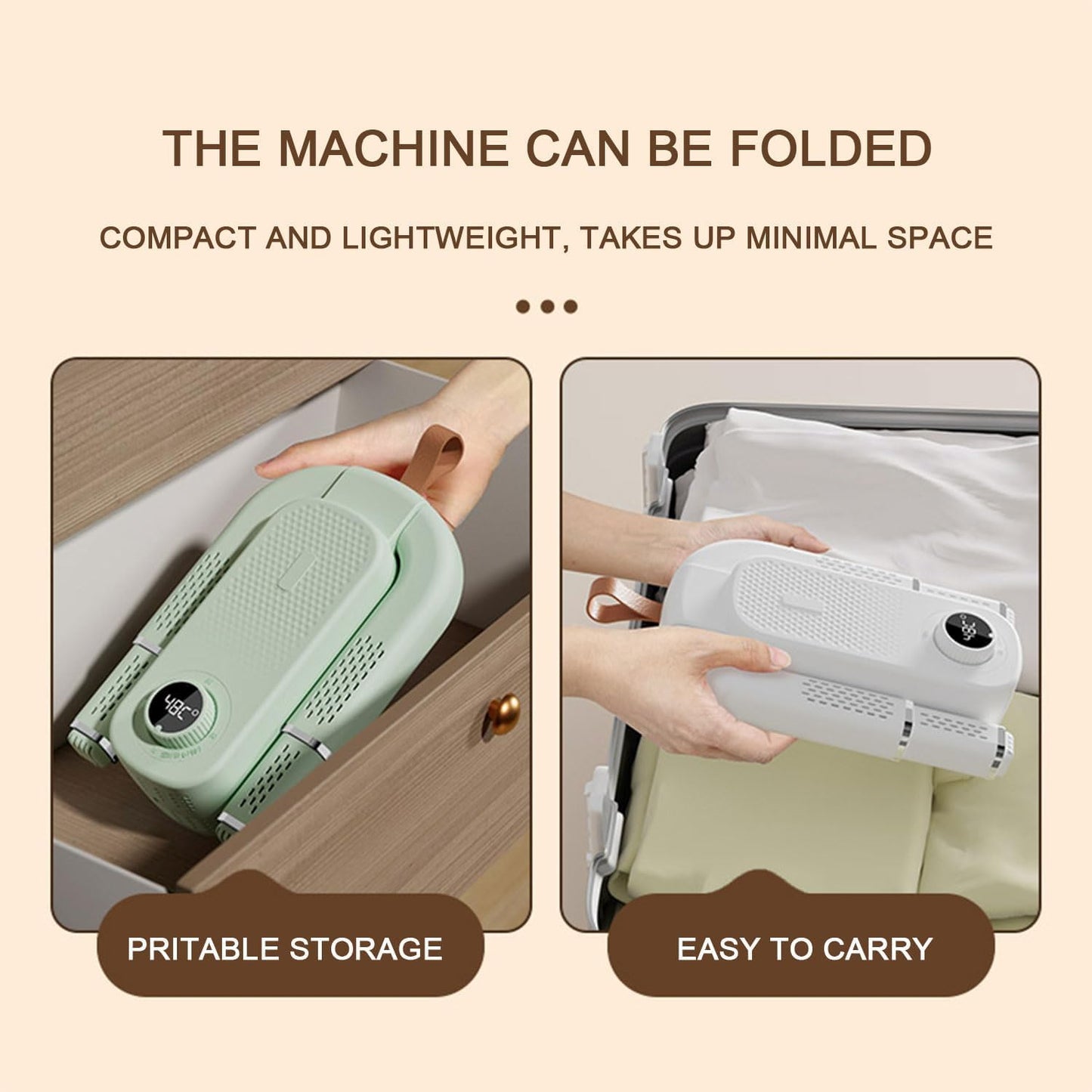 Electric Shoe Dryer with 360° Heat Blower
