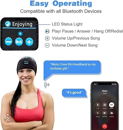 Bluetooth Headband Headphones