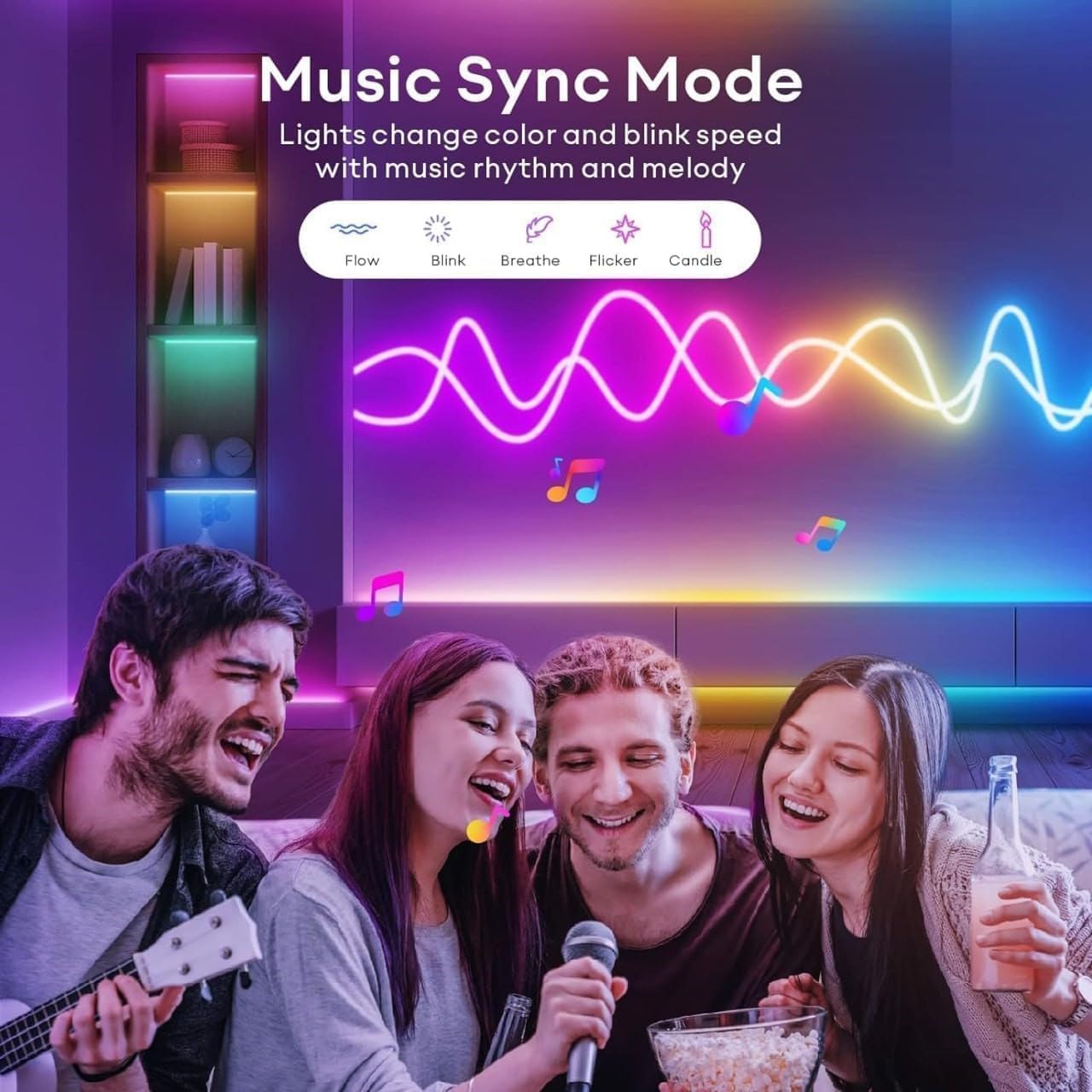 NeonFlux Pro RGB+IC Smart LED Light Strip