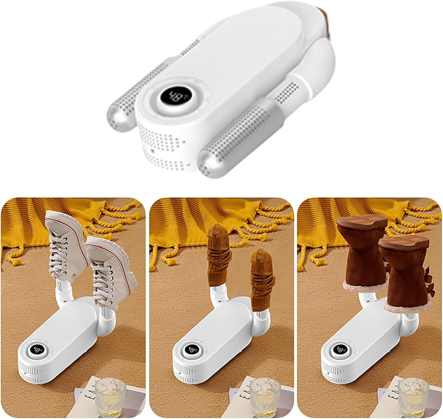 Electric Shoe Dryer with 360° Heat Blower