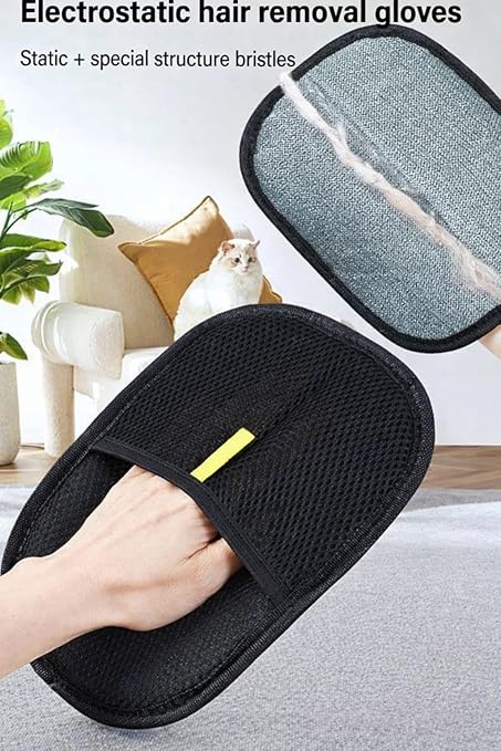 Pet Hair Removal Gloves-Easy Grooming & cleaning