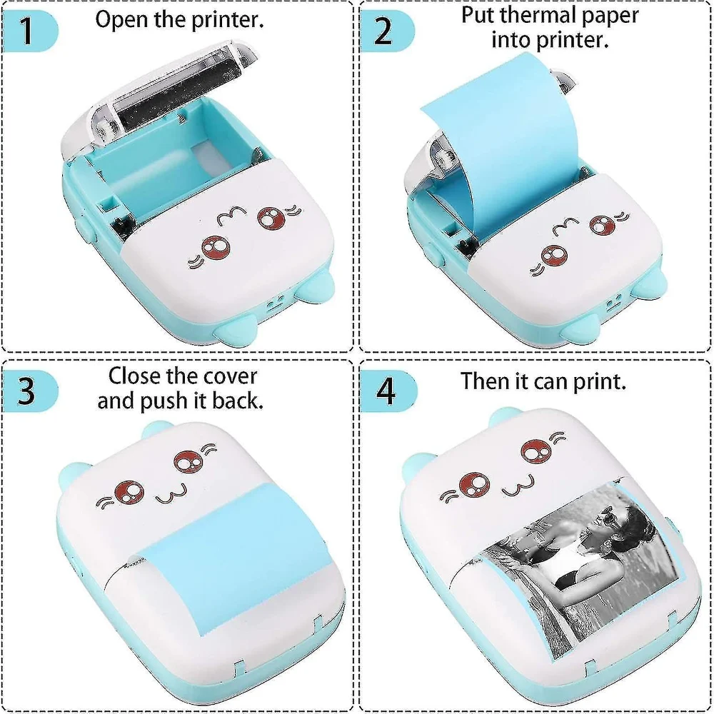 Portable Bluetooth Mini Thermal Printer (Inkless)
