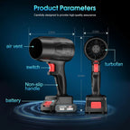 TurboForce Pro Cordless Leaf Blower